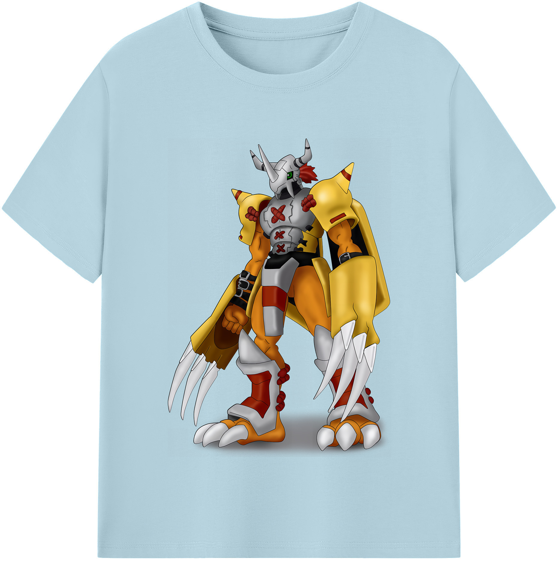 （画像用） Digimon デジタルモンスター/デジモン 綿100％半袖Tシャツ（フロントプリント）